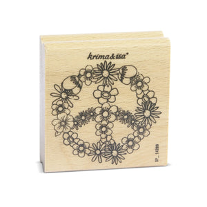 Stempel "Flowerpower-Peace"